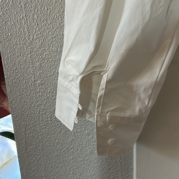 BANANA REPUBLIC Belted Poplin Dress SMALL TALL NWOT - Picture 7 of 8